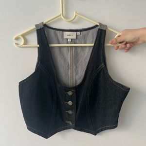 Dolls Kill - Orb Denim Waistcoat
